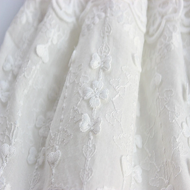 Baby Dresses Girls Children's Toddler Girls High-end embroidered Princess Dresses Summer Fresh and generous Party Dress kids clothing (4)