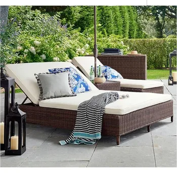 

New arrival patio garden wicker outdoor day beds furniture