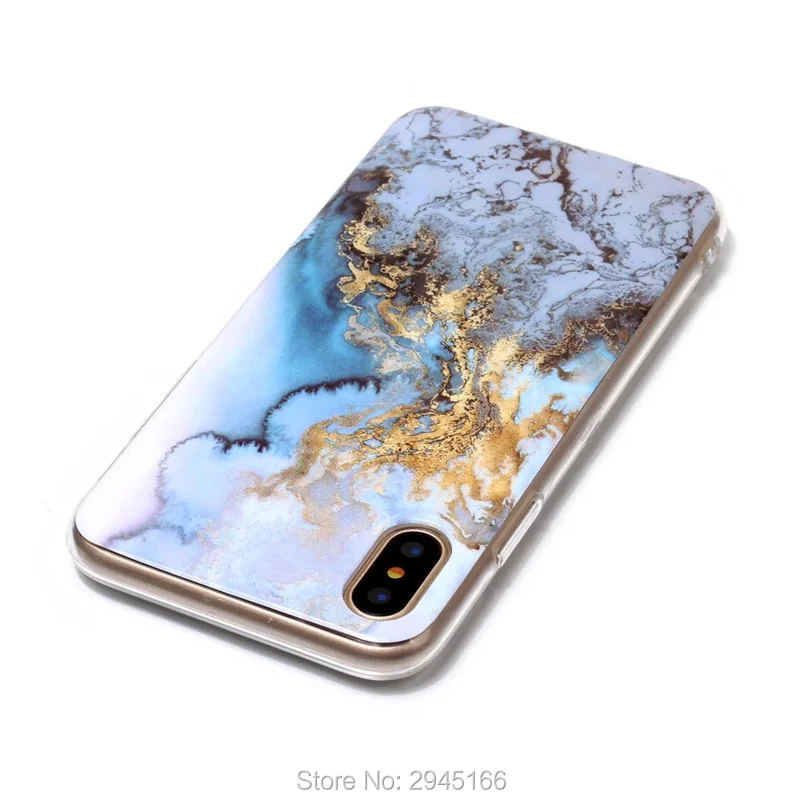 Элегантный мраморный чехол Caes Для iPhone X 5 SE 8 8plus 7 6s 6 plus роскошный мягкий