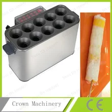 Автоматическая Коммерческая Машина для жарки яиц с 10 трубками для гриля; Устройство для жарки куриных яиц