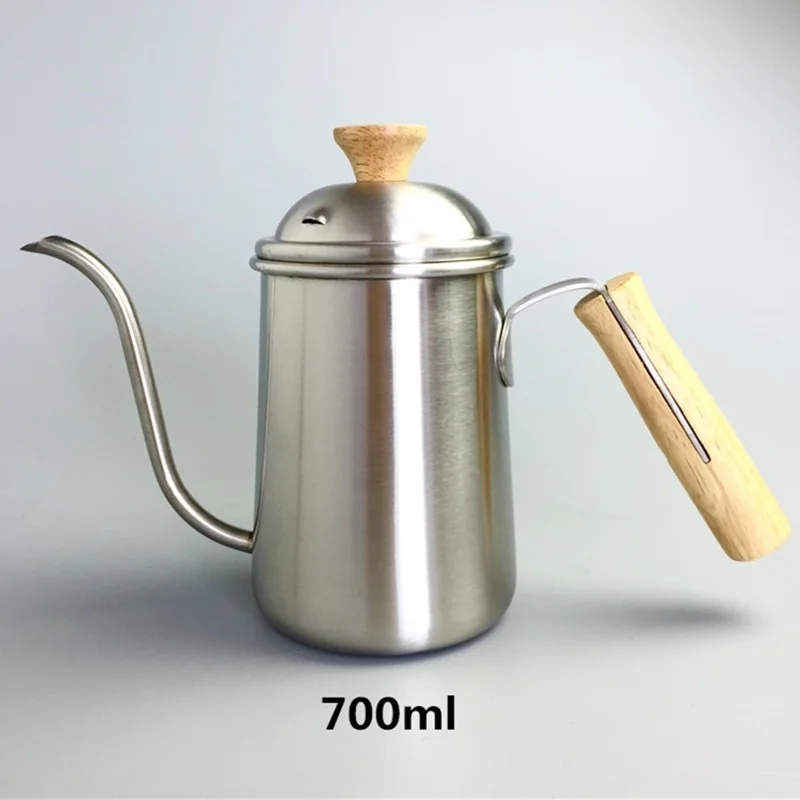 700ml 600 мл, 700 мл, чайник из нержавеющей стали, чайник с длинным носиком, чайник, ручной капельный чайник, кофейник - Цвет: 700ml