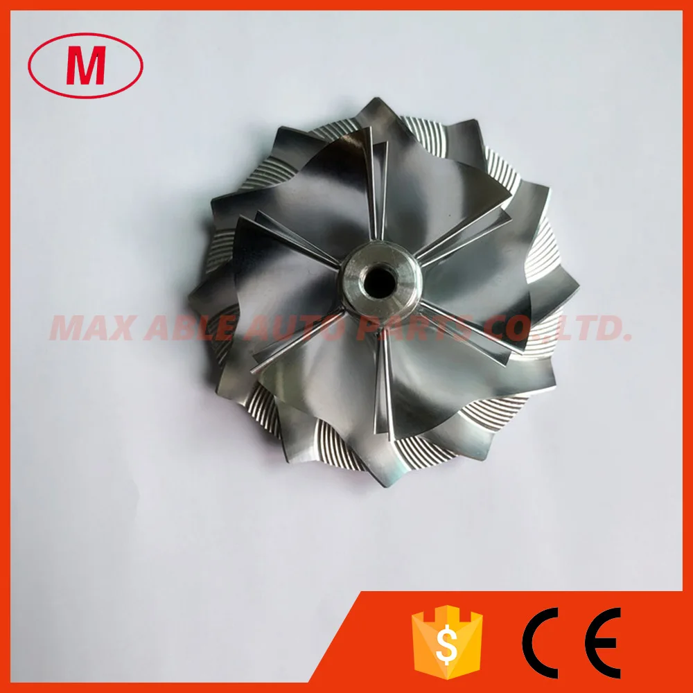

GT3782VAS 59.10/82.04mm 6+6 blades billet/milling compressor wheel 759361-0010 GT3782R with an 82mm, 50 trim compressor wheel