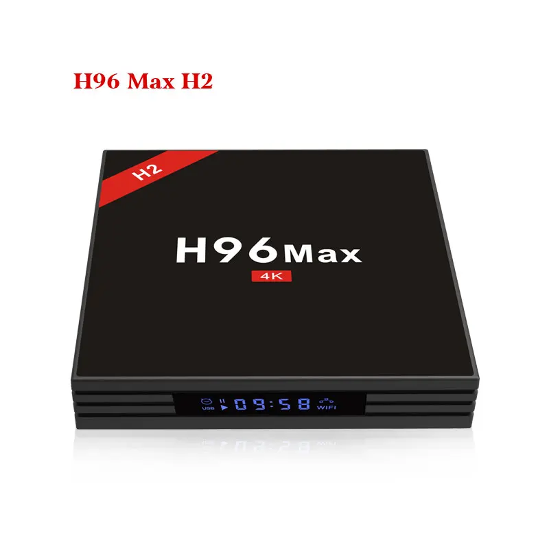 H96 MAX H2 Android 7.1 4g 64g Set Top Box 4 k Ultra HD H.265 Smart TV Box USB 3.0 Double Wifi 2.4/5.0g Media Player pk x96 mini