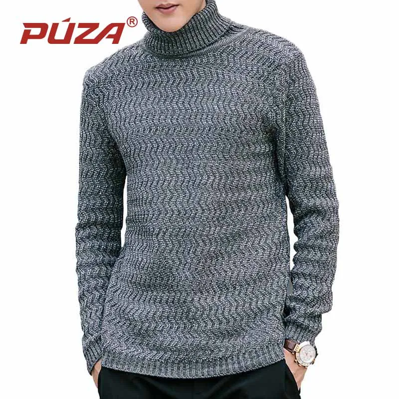 PUZA Sweater Men Brand Pullovers Casual Sweater Male O