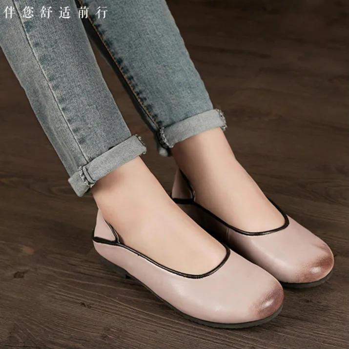 Careaymade-Free shipping,2017 new spring female sheepskin shoes the pure handmade Genuine leather comfortable leisure flat shoes Careaymade-Free shipping,2017 new spring female sheepskin shoes the pure handmade Genuine leather comfortable leisure flat shoes