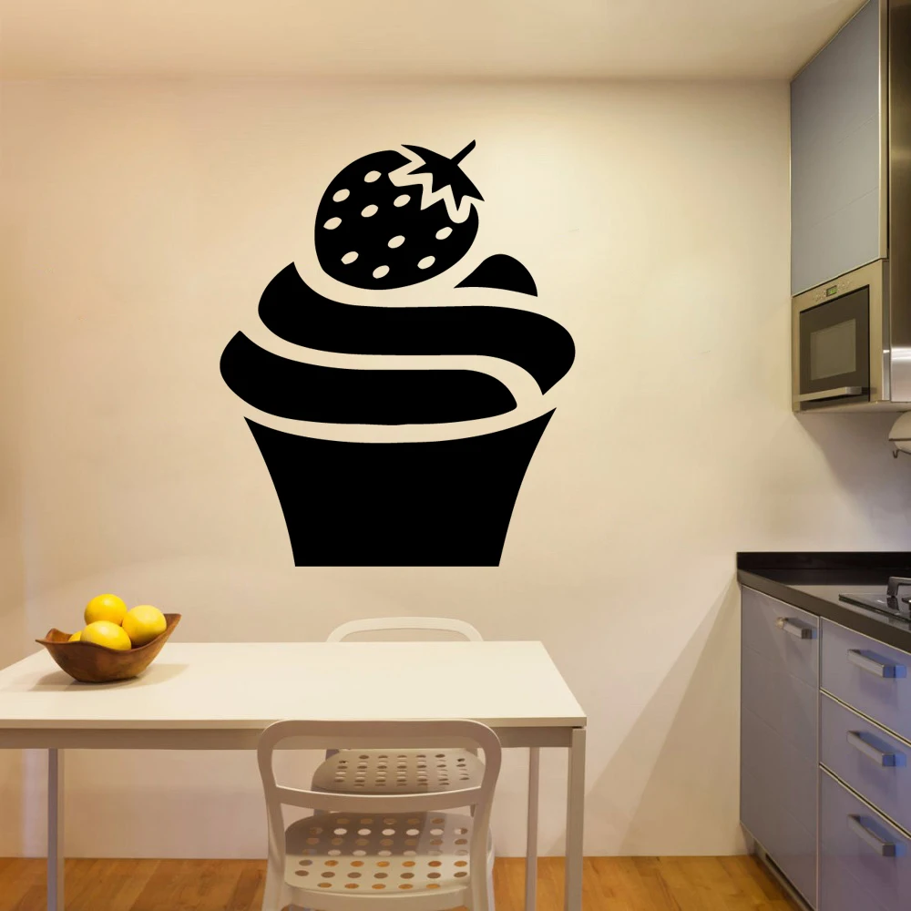 Modern ice cream Wall Art Decal Wall Sticker Mural vinyl Stickers Art Decals