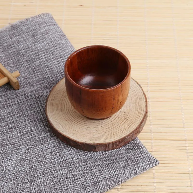 Useful Wooden Beer cups Tea Coffee Milk Travel cup Tableware Excellent Bar Accessories Wooden Mugs Tea cup