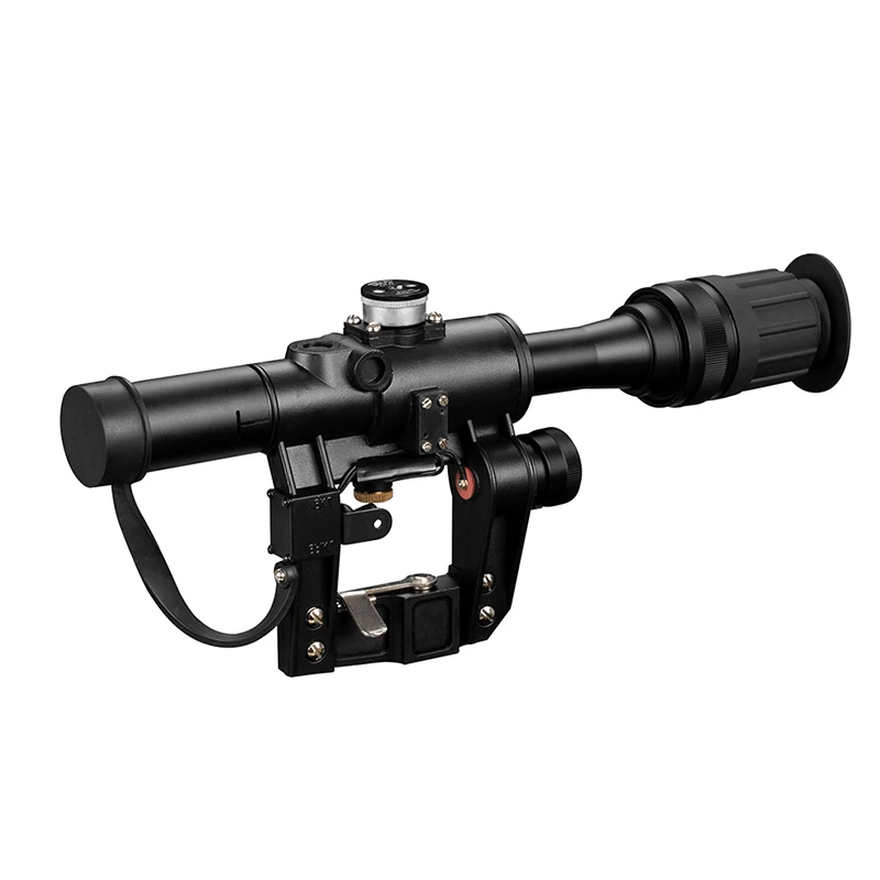 FIRE WOLF 4x24 PSO tipo Riflescope DVD Rifle de francotirador Serie AK Rifle alcance para Vista de caza - 6