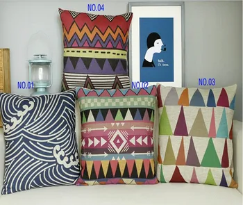 

Bohemian pillow Simple Linen cushion Linen pillowcases Home Decor Sofa cushions