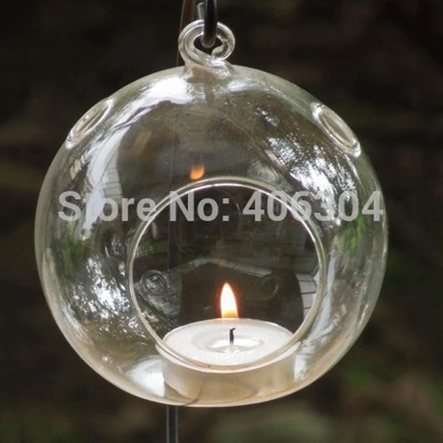 Free Shipping 12cm Hanging Gl Bubble Candle Holder With Flat Free Shipping 12cm Hanging Gl Bubble Candle Holder With Flat Bottom 3 Holes Christmas Clear Ball Wedding Party Decoration