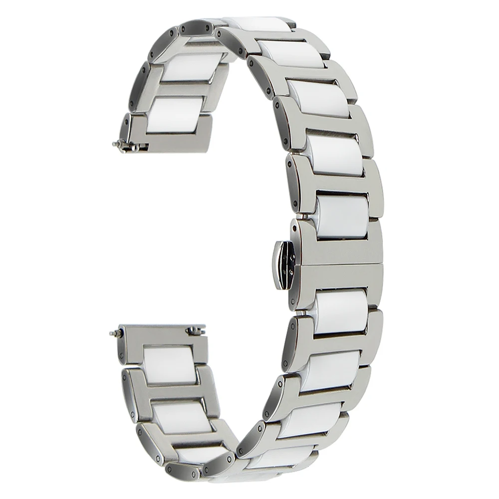Ремешок из керамики и нержавеющей стали для часов Tissot 1853 T035 PRC 200 T055 T097