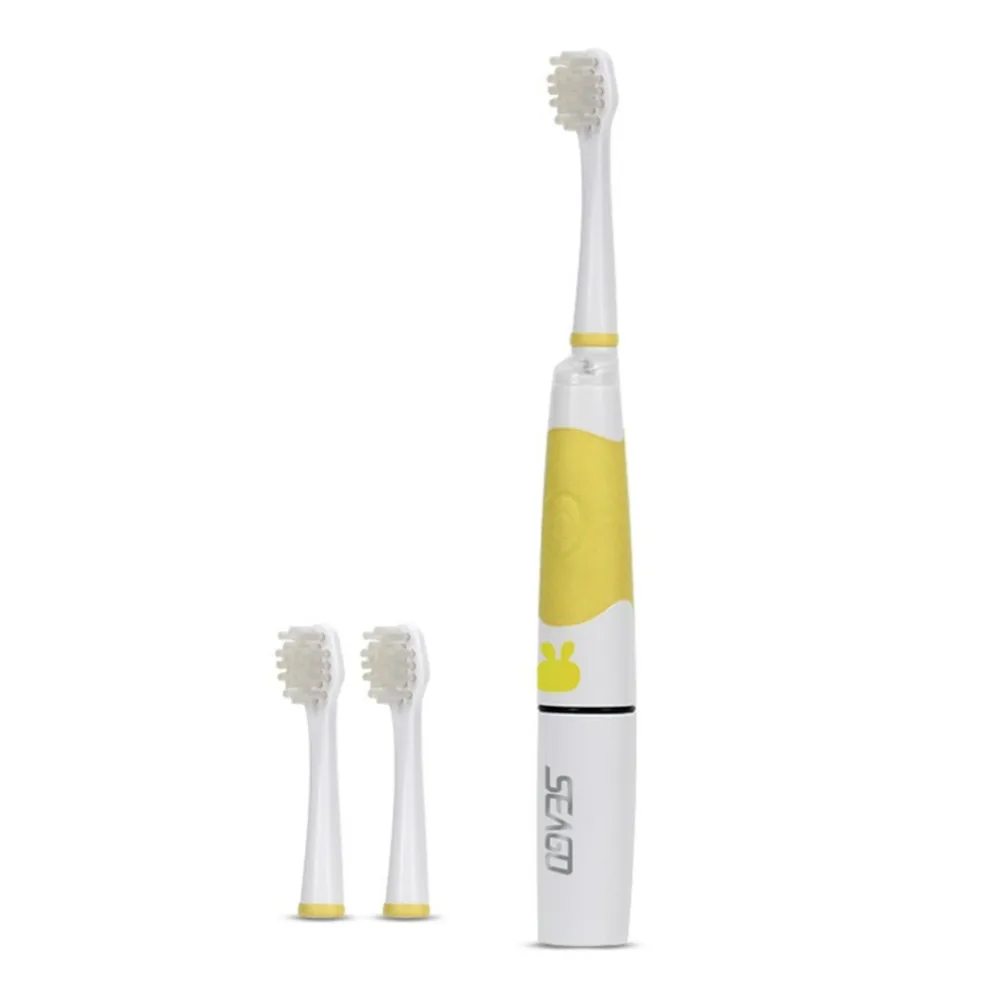 

Seago SG-618 Children Electric Toothbrush With 3 Brush Head Intelligent LED Light Oral Dental Care Sonic Toothbrush