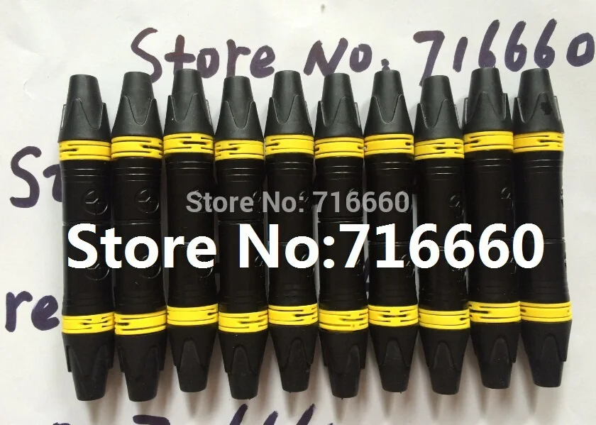

Free Shippipping High Quality 20pcs/lot (10pcs Male+10pcs Female ) Neutrik Style 3-Pins cannon XLR Connector for hot selling