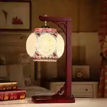Китайская антикварная Винтажная настольная лампа для гостиной фарфоровая Керамическая Настольная лампа свадебное украшение свадебный стол decora