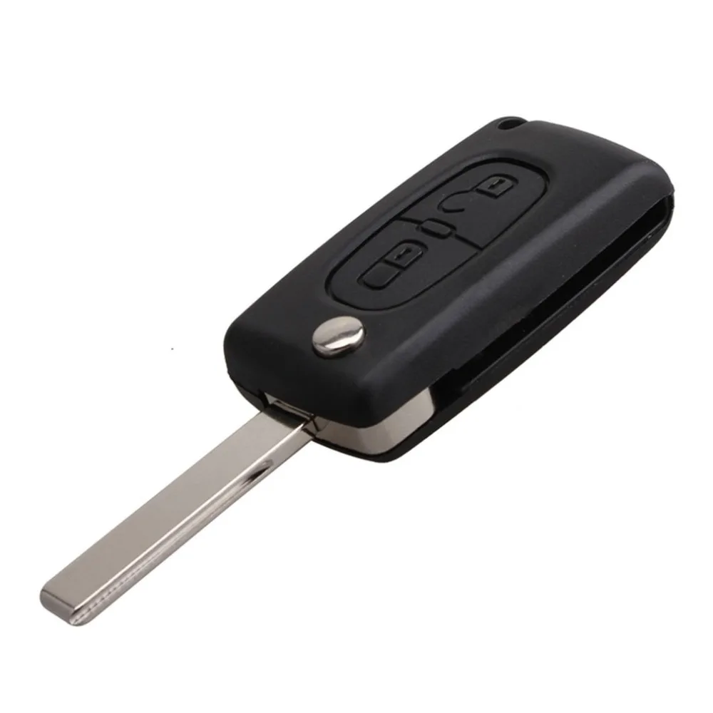Universal 2 Buttons Remote Control Car Key Remote Alarm Flip Auto Key