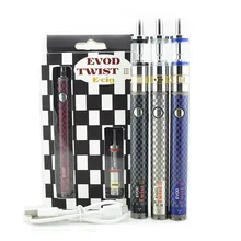 Electronic cigarette Evod twist III starter kit Dual Coil airflow control e cig M16 2ml atomizer 1200mah Evod twist e cigarette