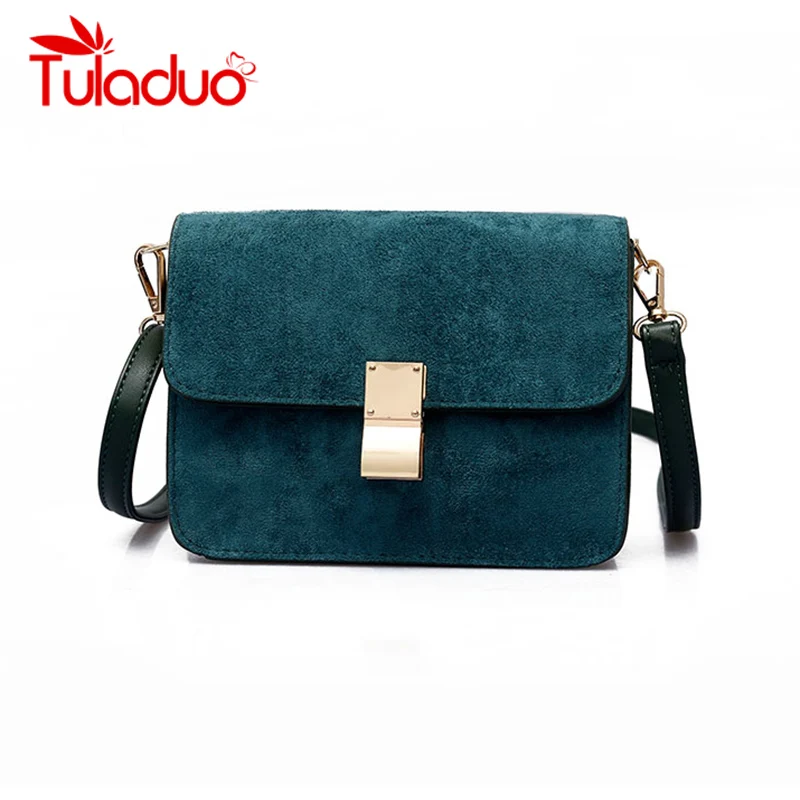 

Retro Handbag Nubuck Leather Bags For Women 2018 Simple Flap Women Messenger Bag Solid Shoulder Bag Mini Crossbody Bags Korean