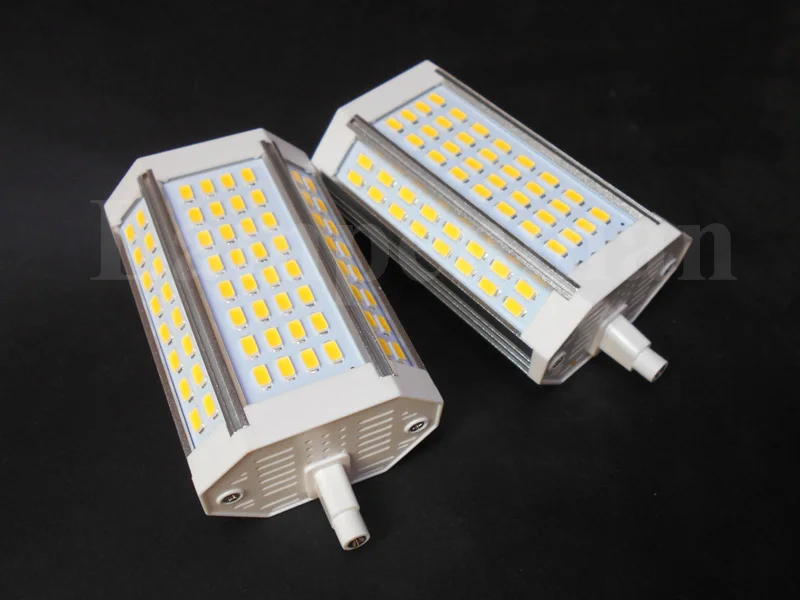 27 шт./лот R7S светодиодный лампы 118 мм 25 W 35 W 5630 SMD 64 светодиодный SpoltLight лампы не-затемнения с вентиляторами