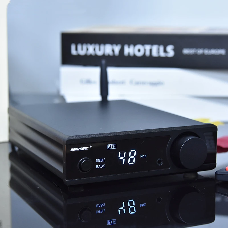 TDA7498E power amplifier+dac 100W*2 audio dac SA9023 USB RCA bluetooth5.0 Optical coaxial input remote control free shipping