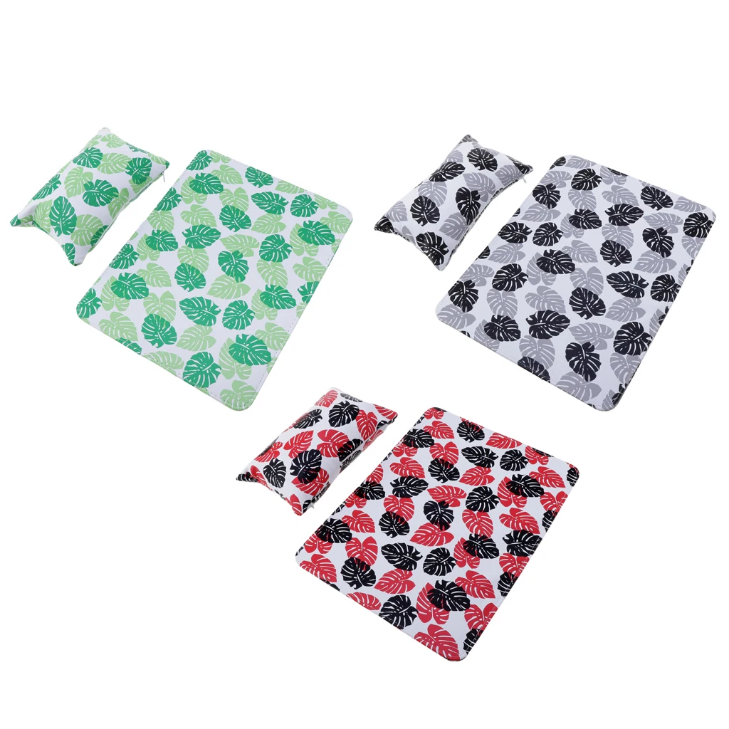Perfeclan Leather Cushion Pillow Pad Nail Art Arm Rest Manicure Hand Holder