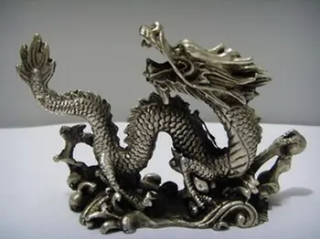 

Chinese Copper Carved luck dragon Statues