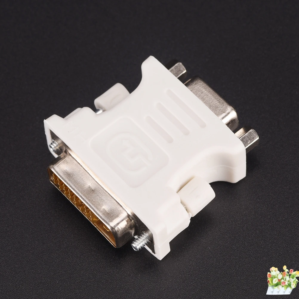 24+ 1 Pin DVI-D-D-M-VGA-F адаптер-25 Pin(Dual Link) DVI-D папа-15 Pin VGA Женский видео компьютер монитор адаптер