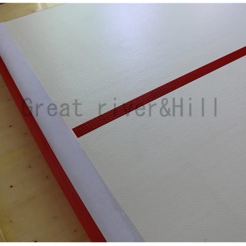  Great river hill fitness training mat inflatable air track foldable mat 8m x 1m x 10cm