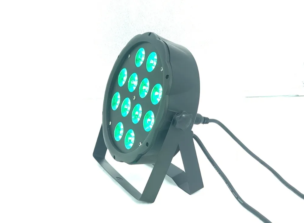 CREE RGBW 7x18 Вт 12x18 Вт светодиодный плоский светильник SlimPar RGBWA УФ-светильник 6в1 светодиодный DJ светильник для мытья сцены dmx светильник 6/10 каналов