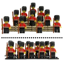 Фигурки военной полиции, строительные блоки, солдат, Отдел домашней охраны британской армии с блоками оружия, детские игрушки