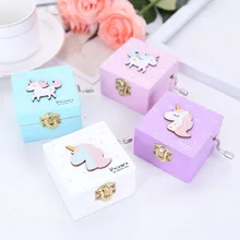 Creative Unicorn Wooden Music box Hand-Cranked Girls Jewelry Musical Box Toy Child Baby Game Box Special Souvenir Gift Box Creative Unicorn Wooden Music box Hand-Cranked Girls Jewelry Musical Box Toy Child Baby Game Box Special Souvenir Gift Box