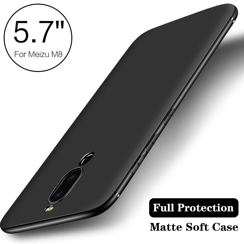 

MAKAVO For Meizu M8 Case Slim Matte Soft Cover Protective Back Cases For Meizu M8 Lite Phone Cases