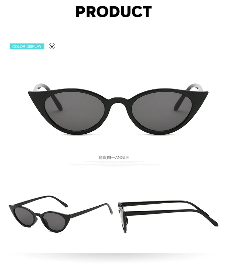 DCM новые модные маленькие солнцезащитные очки "кошачий глаз" женские брендовые дизайнерские винтажные градиентные солнцезащитные очки "кошачий глаз" UV400
