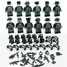 WW2 Militar Força Especial Blocos de Construção Figura Weltkrieg Alemão SWAT Da Polícia Da Cidade de Anti-terrorista Brinquedo Compatível LegoINGly Exército
