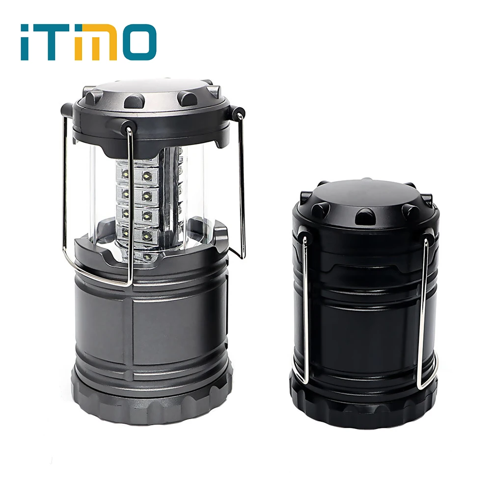 ITimo Складная Светодиодная лампа для кемпинга, аварийные огни, 30 светодиодов, палаточный свет для походов, кемпинга, портативный фонарь, легкий