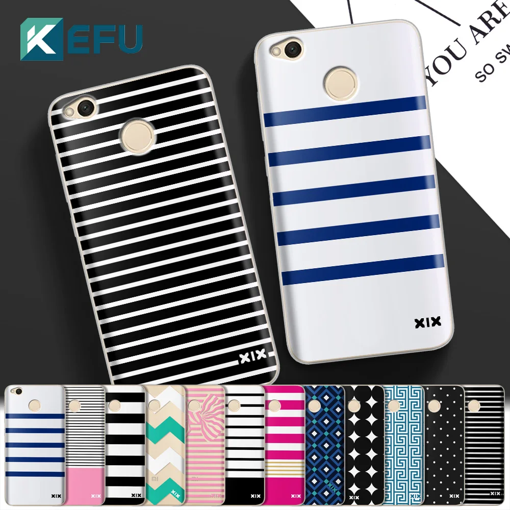 

Soft TPU Case for Xiaomi Redmi 4X Simple Stripe Protective Back Cover for Redmi 4 Pro Redmi Note 4 4X 5 5A 5 Plus Mi5 Mi6 Mi A1