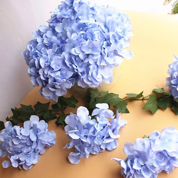 

DIY Decoration Artificial Flower Hydrangea Bridal Bouquet Silk Flower For wedding Valentine's Day Party home Decoration