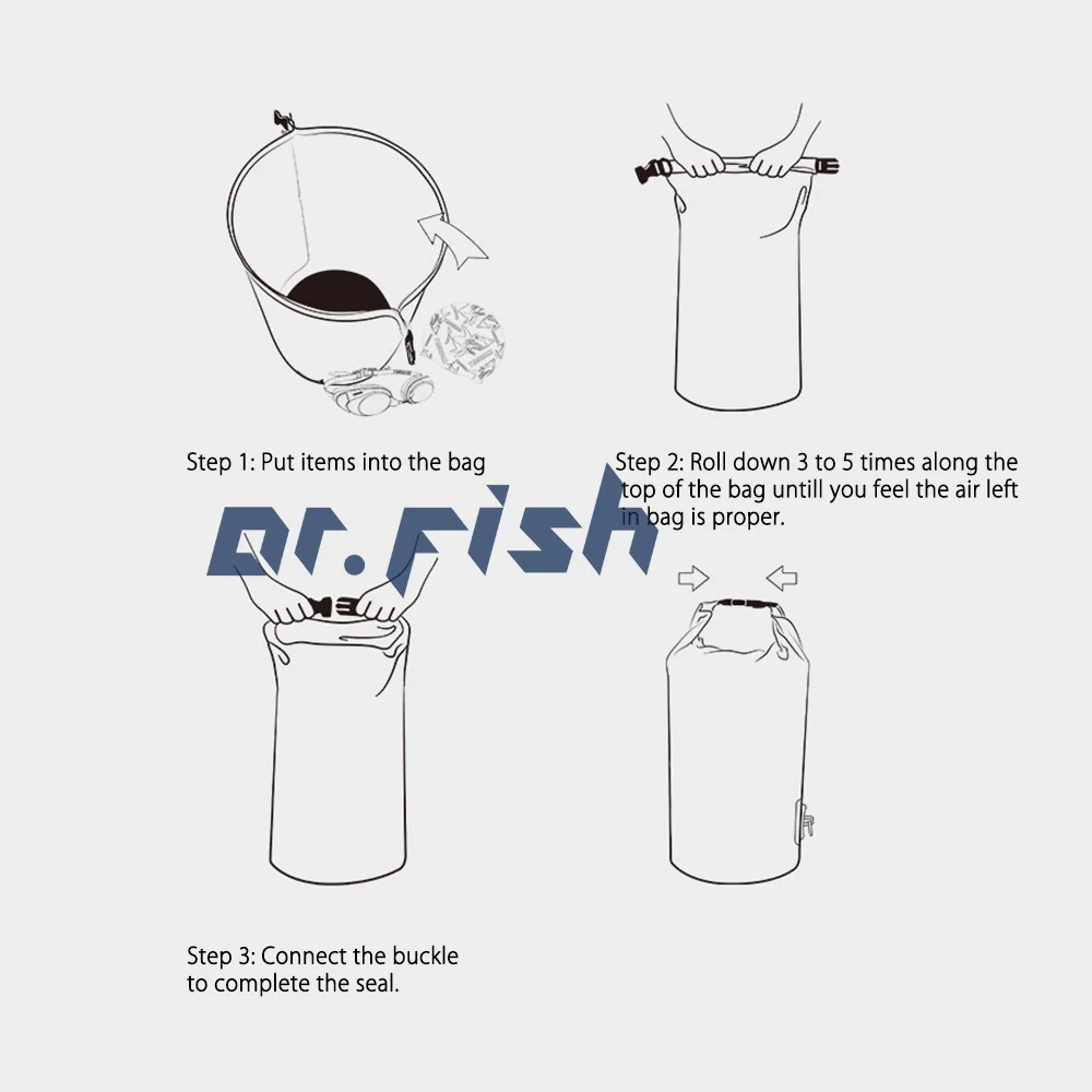 Dr. Fish водонепроницаемая сумка сухая рулон компрессионный мешок уличные