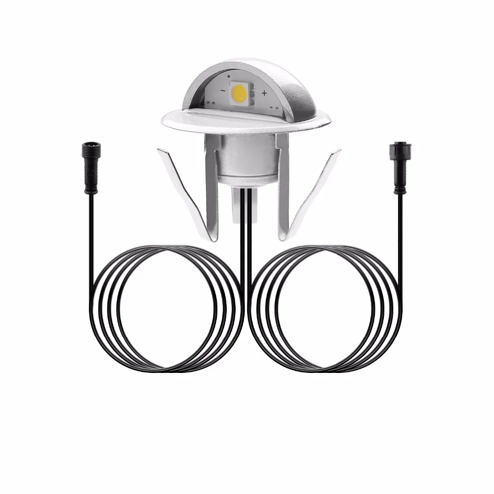 Профессиональный 12 В 0.4 Вт сад свет декоративные серебро открытый пол света led