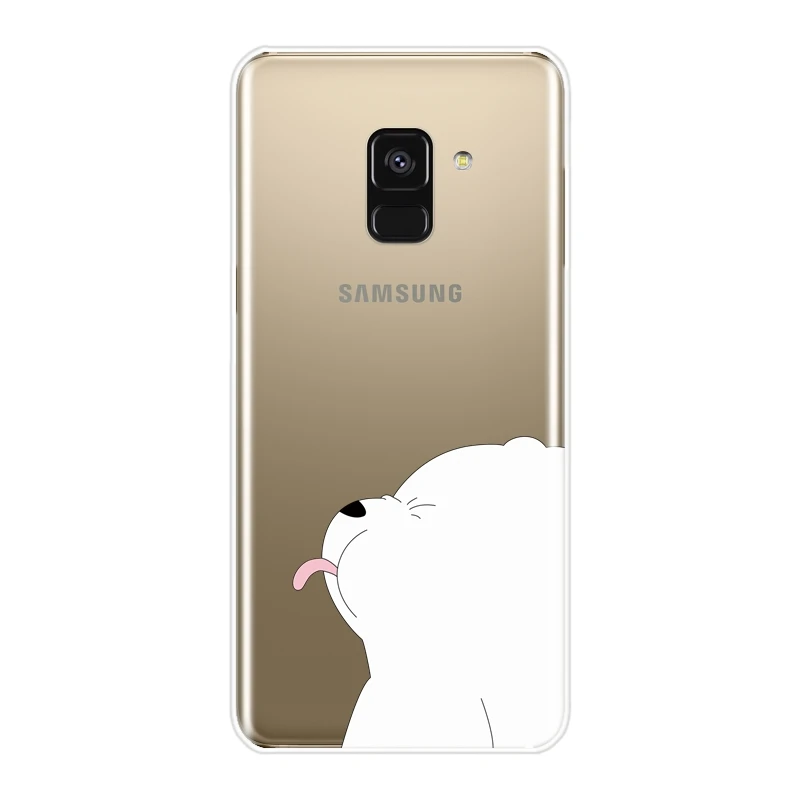 Мы Голые Медведи Мягкий силиконовый чехол для телефона для samsung A6 A8 Plus задняя крышка для samsung Galaxy A3 A5 A7 чехол - Цвет: No.3