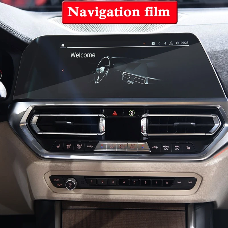 Для BMW 3 серии G20-настоящее автомобильный Стайлинг gps навигационный экран Стеклянная защитная пленка приборная панель ПЭТ дисплей для автомобиля аксессуары