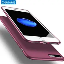 X-Level Силиконовый ТПУ чехол для телефона для iPhone X XS XR XS MAX 7 8 Plus ультратонкий 360 Защитный задний Чехол для iPhone 6 6S Plus SE