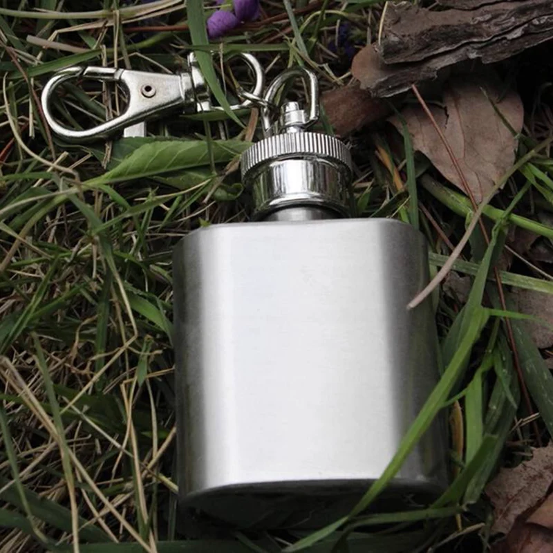 1 OZ Stainless Steel Liquor Alcohol Hip Whiskey Flask Kitchen Bar