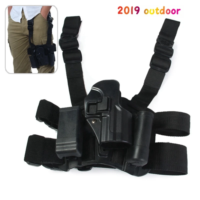 

Tactical Compact Gun HK USP Compact Leg Drop Holster with Magazin Pouch Gun Holster USP