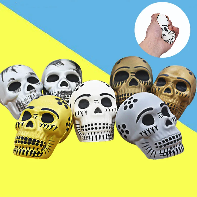 

Jumbo Colorful cranium head Squishy pupsi Doll Slow Rising Stress Relief Squeeze Toys for Baby Kids Xmas Gifts 5.2*8.5CM