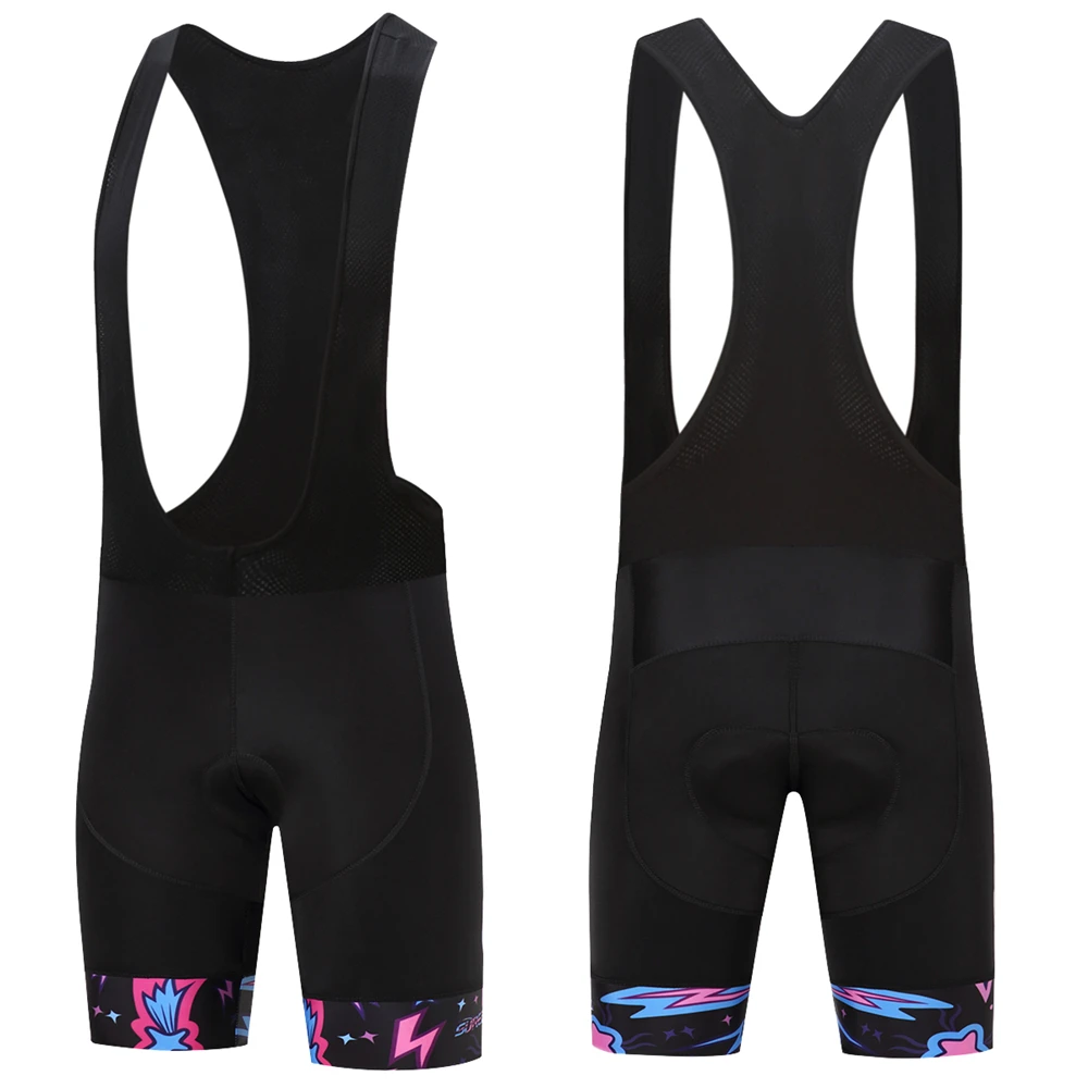 FUALRNY 100 Lycra Quick Dry Cycling Shorts Bibs Bicycle Comfortable