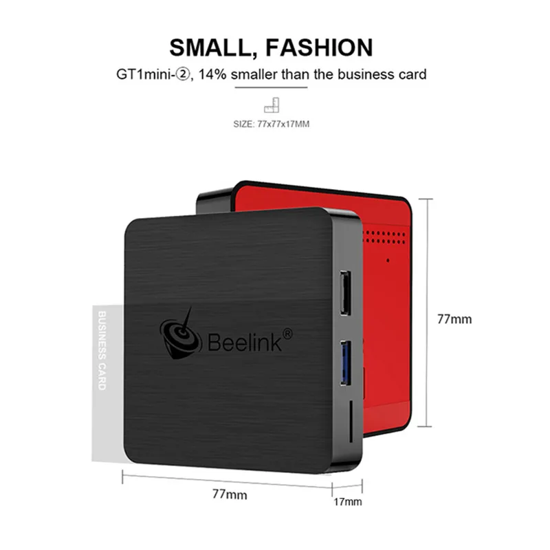  Beelink GT1 mini-2 Smart TV Box Support Netflix HD IPTV Amlogic S905X3 Android 9.0 4GB 64G Voice Co - 4000092541946