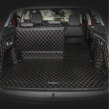

fiber leather car trunk mat for peugeot 3008 2016 2017 2018 2019 2nd generation car accessories