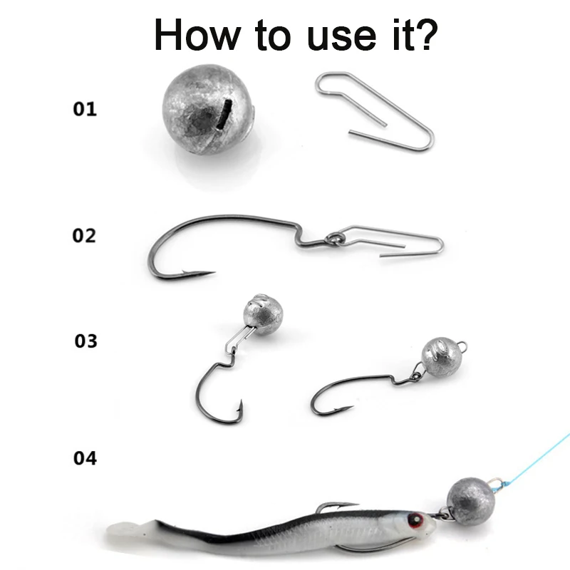 Fishing counterweight sinker Fishing accessories Fishing tools Fishing tool Fishing tackle Fishing swivels Fishing bait 5pcs Lead Weight with Swivle Cheburashka Sinker Jig Head Lead Weights 4g 6g 8g 10g 12g 14g 15g 18g Lure Fishing