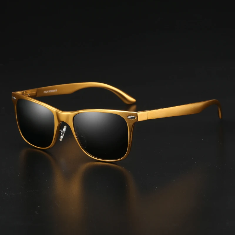 YSO солнцезащитные очки Для Мужчин Поляризованные UV400 алюминия и магния рамки HD линзы, солнцезащитные очки, очки для вождения, квадратный аксессуары для Для мужчин 8559