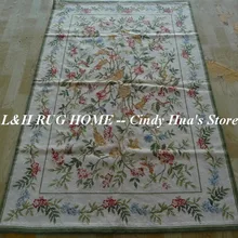 4'x6' рукодельный ковер ручной работы ковры новозеландская шерсть цветочный и Magpie дизайн противоскользящие
